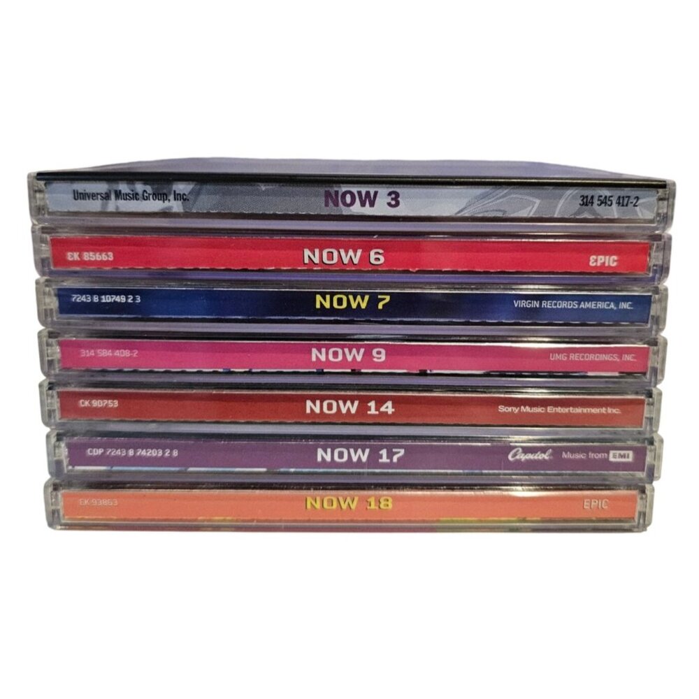 Now That's What I Call Music! Lot of 7 Different CDs Vintage Tested Discs